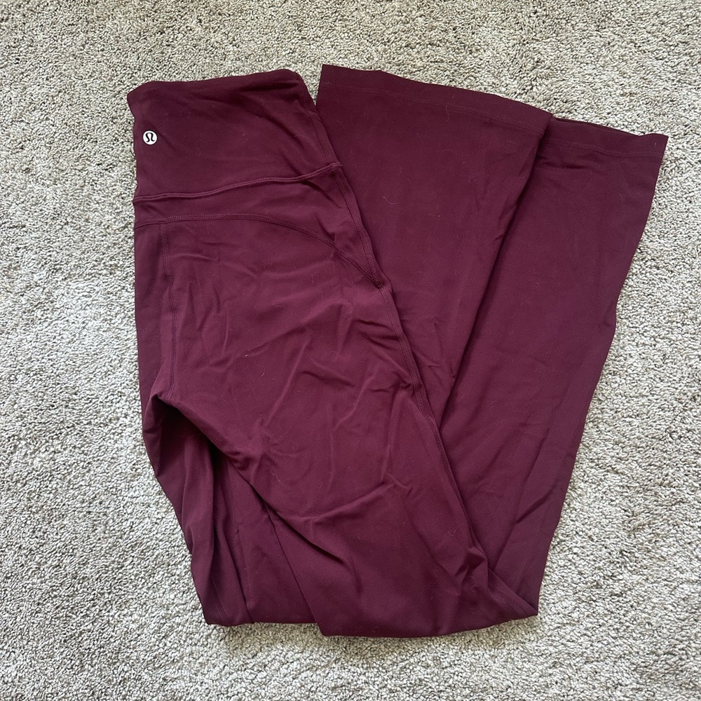 NWOT lululemon nulu flare leggings!
